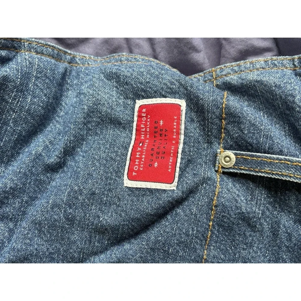 Vintage Tommy Hilfiger Blue Denim Jean Stonewashed Full/Queen Comforter